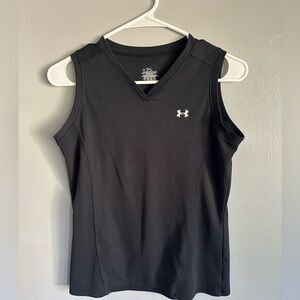 LAST CHANCE Under Armour Women's Black V-Neck Tank Top